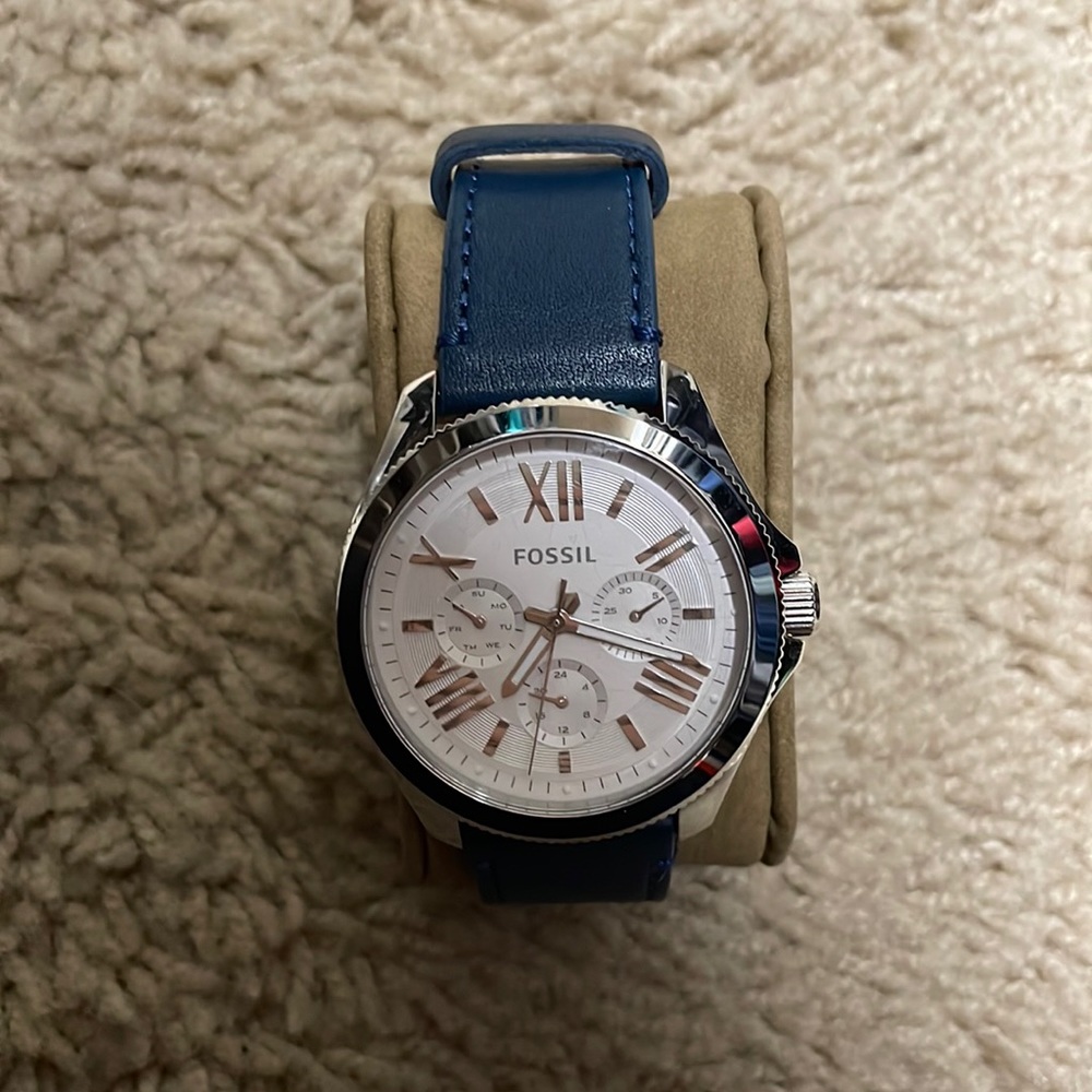 Genuine Leather Fossil Watch